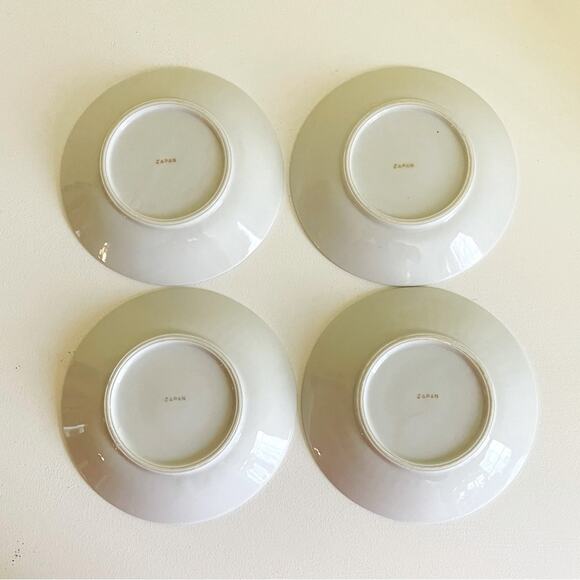 4 Vtg Irish Clover Porcelain Coffee Cups Saucers Japan Tea Cup, Mugs - Picture 9 of 14